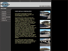 Tablet Screenshot of gortmetals.com
